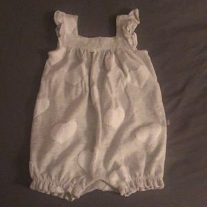 Baby Gap Grey Romper - Size 6-12M